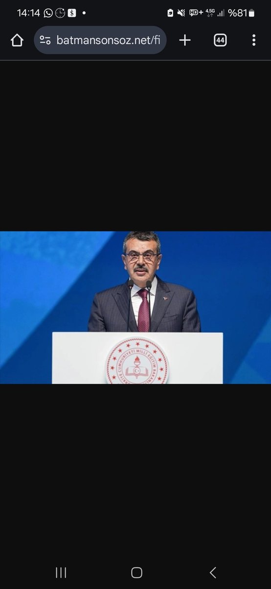 osman MALKOÇOĞLU (@omalkocoglu) on Twitter photo Bakanımız <a href="/Yusuf__Tekin/">Yusuf Tekin</a> yalnız değildir. Yerli ve Milli duruşu her zaman vardır. #MeseleYusufTekinDeğil
<a href="/tcmeb/">Millî Eğitim Bakanlığı</a> Bakanımız <a href="/Yusuf__Tekin/">Yusuf Tekin</a> yalnız değildir. Yerli ve Milli duruşu her zaman vardır. #MeseleYusufTekinDeğil
<a href="/tcmeb/">Millî Eğitim Bakanlığı</a>