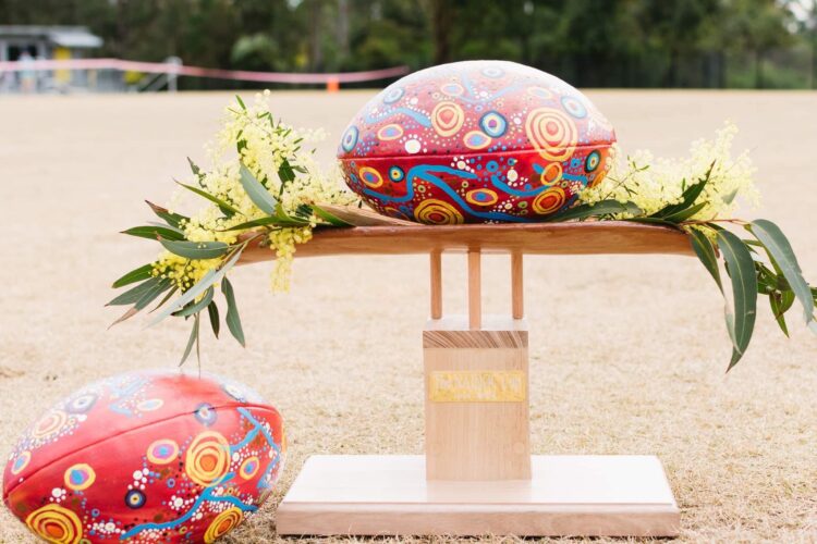 Glendore Public School and Maryland Public School play out their inaugural #NAIDOC Cup competition, with referees provided by the <a href="/NRL/">NRL</a>.
Read their full story here: newcastle.storylines.com.au/2024/11/18/ina…