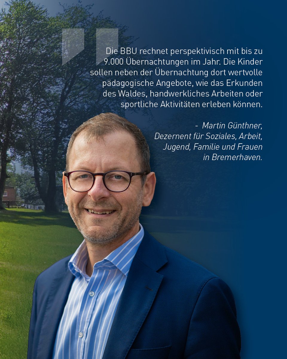 bremerhaven_de's tweet photo. #Magistrat hat entschieden: Die Bremerhavener Beschäftigungsgesellschaft Unterweser (BBU) wird den Betrieb der Jugendherberge Wüstewohlde übernehmen. 
Weiterlesen: 🔗 https://t.co/VZphzAomAd
#BHVInfo #StadtBremerhaven #Bremerhaven https://t.co/hBXnT75nqT