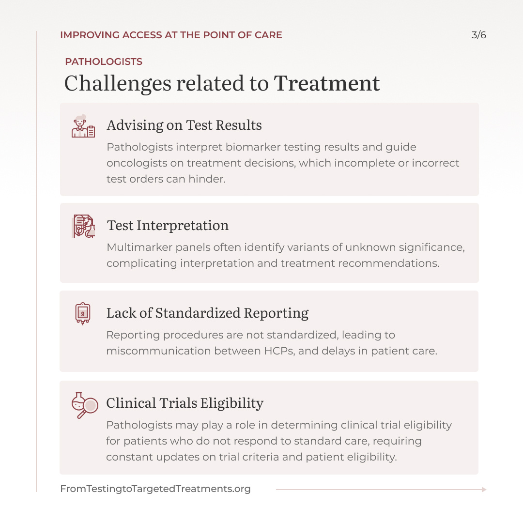 FT3Program's tweet image. Pathologists play a vital role in #personalizedtreatments but face unique challenges. Learn how frameworks like @GA4GH, @myESMO &amp;amp; @FT3Program templates are helping overcome these barriers &amp;amp; improve patient outcomes. Do you know of other impactful initiatives? Tell us! #LCAM