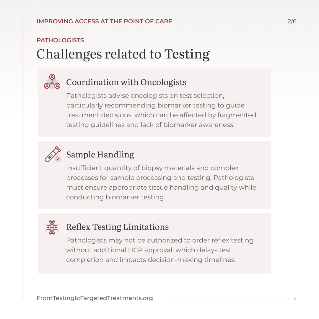 FT3Program's tweet image. Pathologists play a vital role in #personalizedtreatments but face unique challenges. Learn how frameworks like @GA4GH, @myESMO &amp;amp; @FT3Program templates are helping overcome these barriers &amp;amp; improve patient outcomes. Do you know of other impactful initiatives? Tell us! #LCAM