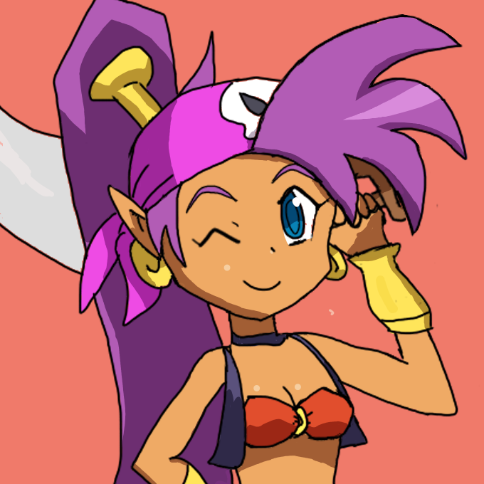 KrakerwatArt's tweet photo. A Shantae I quickly drew up for her 20th anniversary a while back. She's fun, I oughta draw her again

#Shantae https://t.co/burkIY1GE8