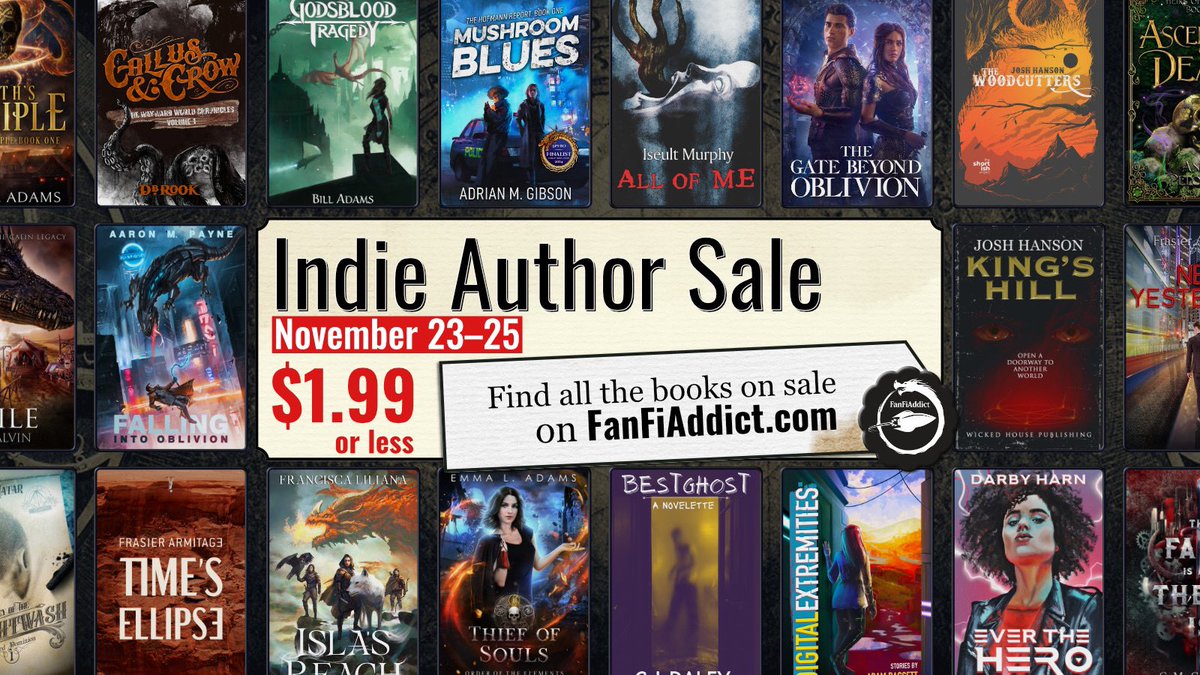 Sale alert! Lots of great books going on sale starting today and tomorrow!

As of the morning of the 22nd both Traitors and Revenge are free! Grave’s prices should drop today too!

Plus great books from the other members of FanFiAddict.com!
