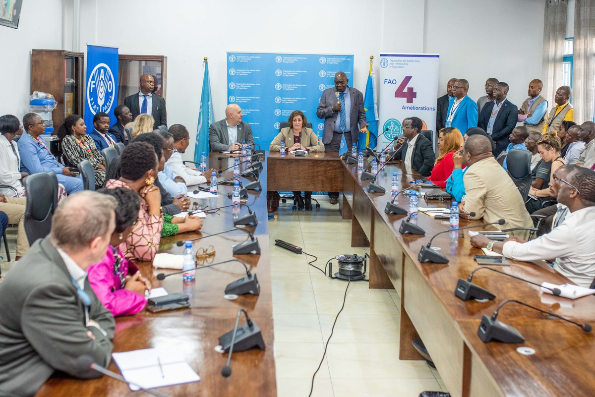 Started off my visit to #DRCongo listening and learning from <a href="/UN/">United Nations</a> colleagues, resource partners and <a href="/FAO/">Food and Agriculture Organization</a> staff serving here.

Today, we make our way to #Goma to see our agricultural work, meet the people we support and understand what more we can offer.