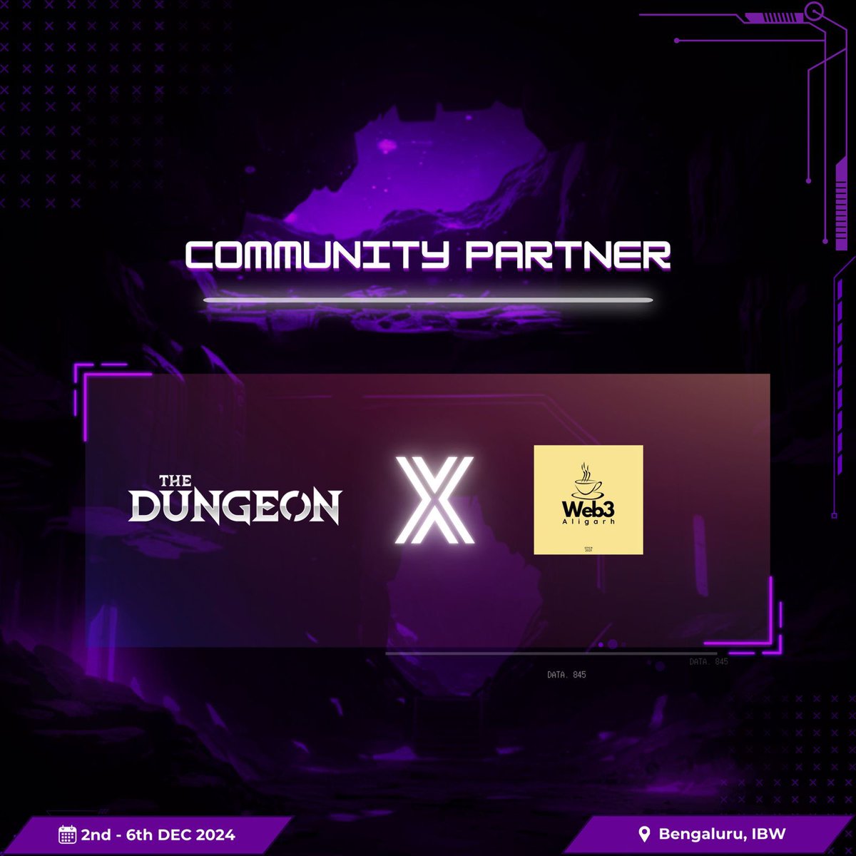 Web3Aligarh's tweet image. We’re thrilled to announce that we are partnered with @TheDungeon_Labs 🔥

The Dungeon is organising- “The Dungeon: Residency Program” during #IBW2024 in Bangalore from 2nd Dec to 6 Dec 2024 🌟

Register here: lu.ma/6vmv7ucg

#TheDungeon #Web3Aligarh #Web3event