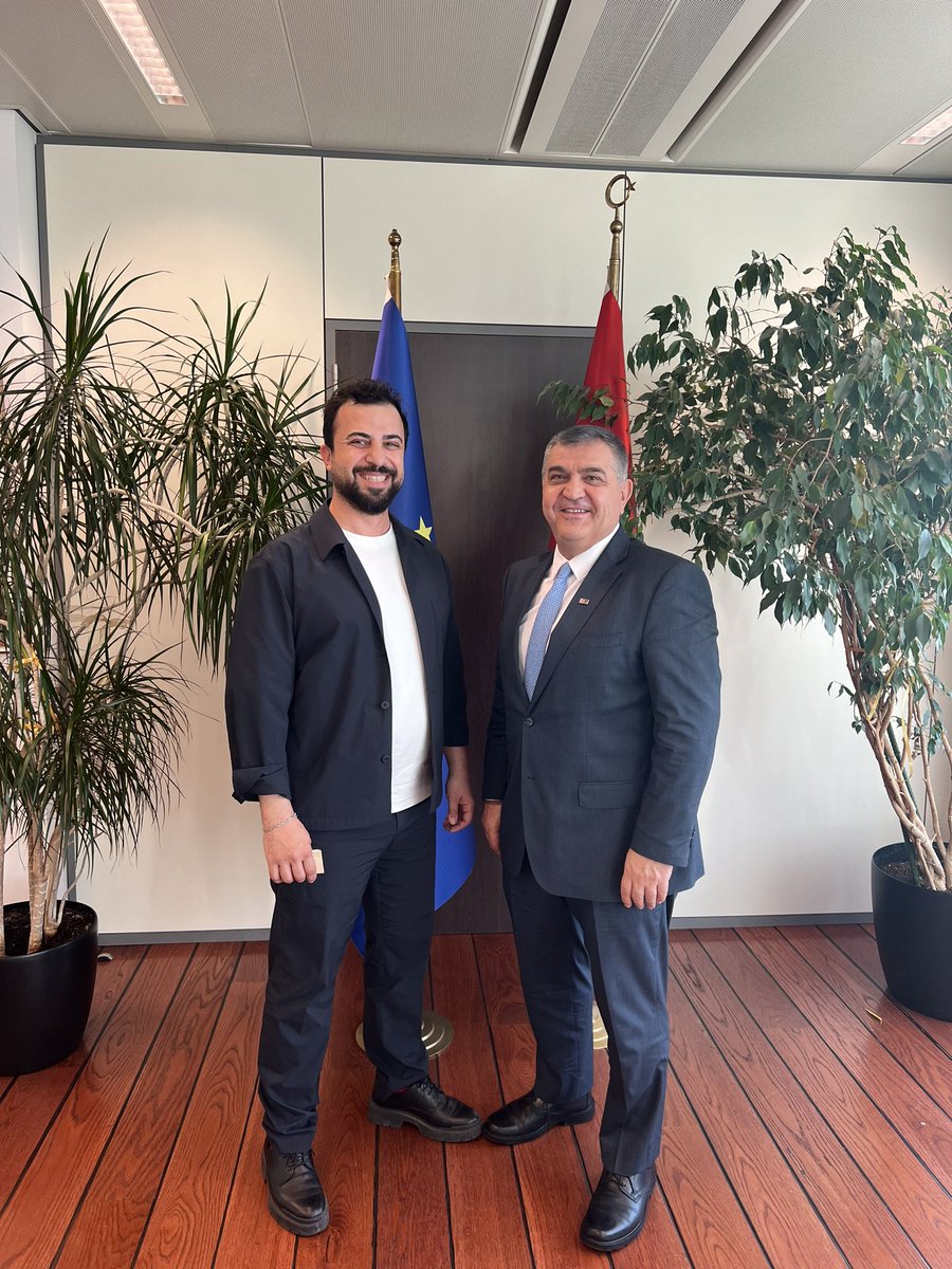 It was a pleasure to meet Ambassador <a href="/frkkymkc/">Faruk Kaymakcı</a> and discuss more involvement of Civil Society in European Affairs. So pleased to have such an ardent supporter of EU integration of Turkiye in Brussels!