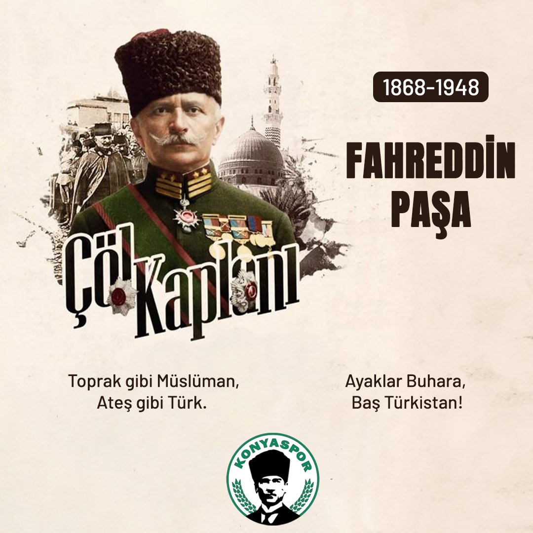 “Can verir, cânânı veremez Türkler!”

Vefatının yıl dönümünde Çöl Kaplanı Ömer #FahreddinPaşa'yı saygı ve rahmetle anıyoruz.

Ruhu şâd, mekânı cennet olsun.