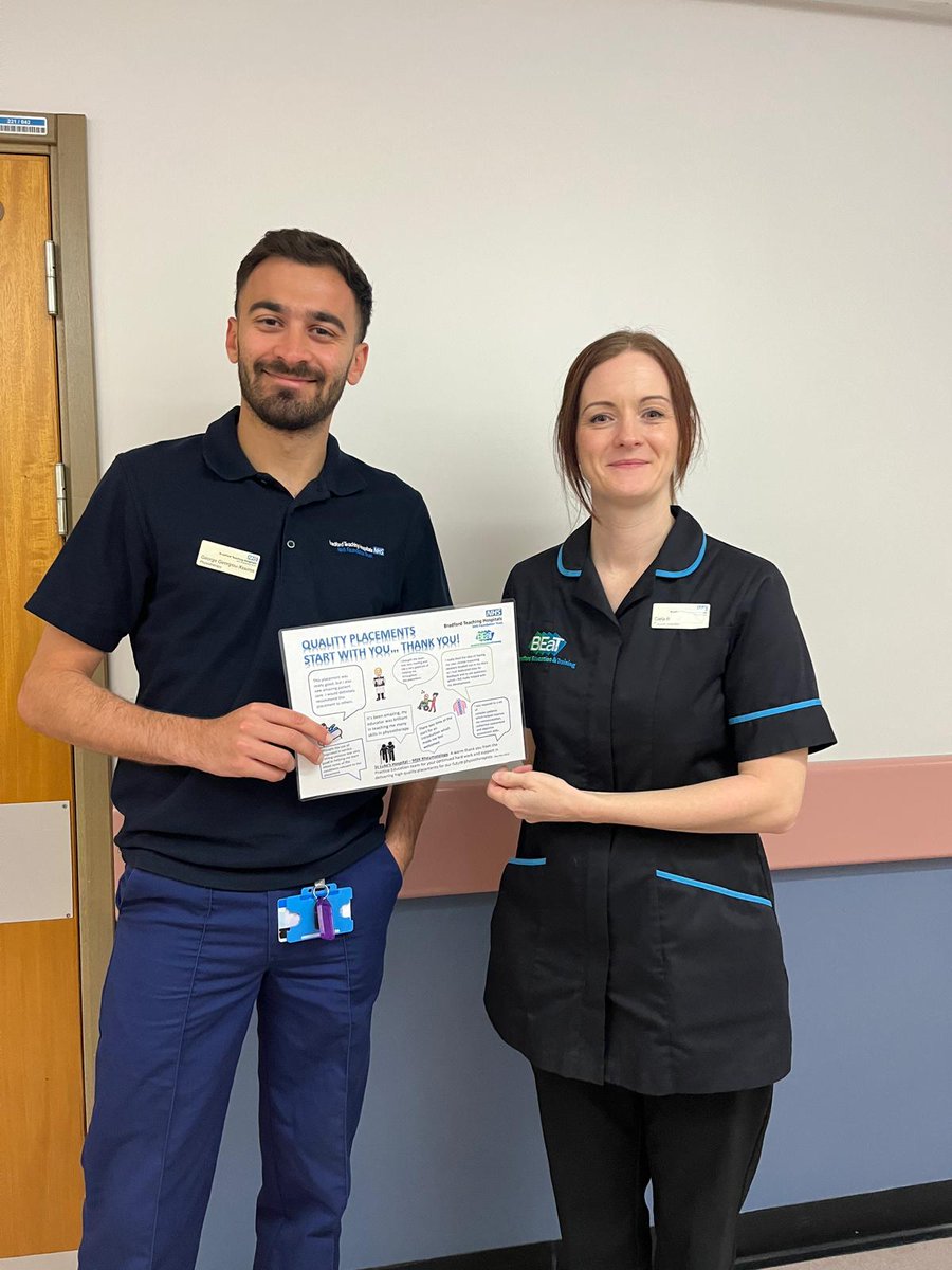Practice Educators (@bthftpracticeed) on Twitter photo A very big Thank you to the MSK Rheumatology Team at St Luke’s Hospital 🎉 Feedback from learners has been outstanding! Thankyou for your continued hard work and support in delivering high quality placements for our future physiotherapists 👏
<a href="/BTHFT_OT_Physio/">OT & Physiotherapy Services @BTHFT</a> <a href="/BTHFTBEaT/">BTHFT BEAT</a> A very big Thank you to the MSK Rheumatology Team at St Luke’s Hospital 🎉 Feedback from learners has been outstanding! Thankyou for your continued hard work and support in delivering high quality placements for our future physiotherapists 👏
<a href="/BTHFT_OT_Physio/">OT & Physiotherapy Services @BTHFT</a> <a href="/BTHFTBEaT/">BTHFT BEAT</a>