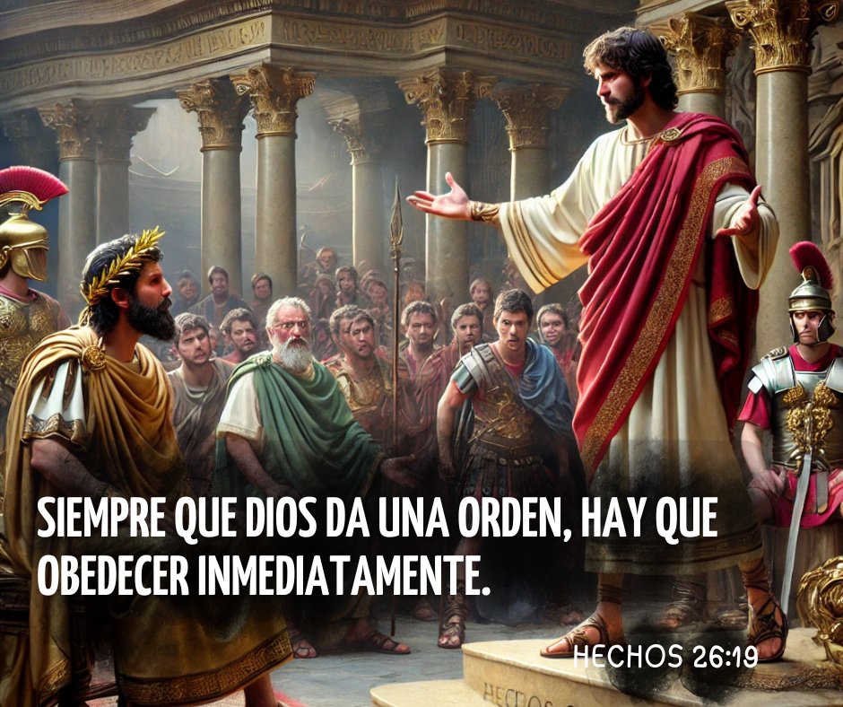 Hechos 26:19-20
Por lo cual, oh rey Agripa, no fui rebelde a la visión celestial, sino que anuncié primeramente a los que están en Damasco, y Jerusalén, y por toda la tierra de Judea, y a los gentiles, que se arrepintiesen y se convirtiesen a Dios...