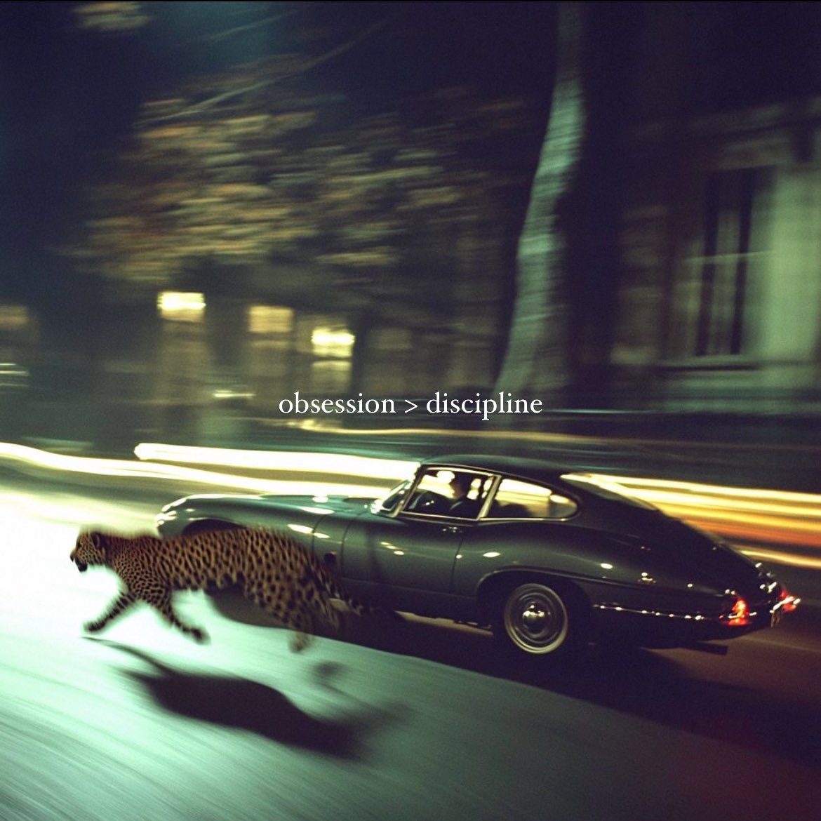 obsession > discipline