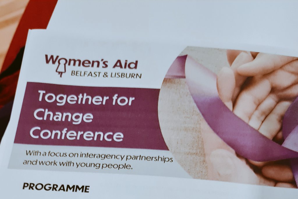 "Together for Change" conference in Lisburn today.