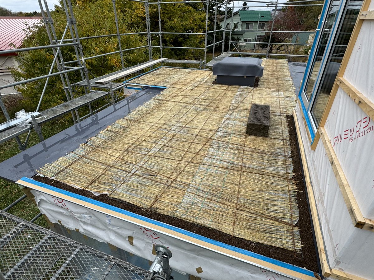 OneandNature's tweet image. 北国の屋上緑化 one-and-nature.com/blog/2024/11/%…