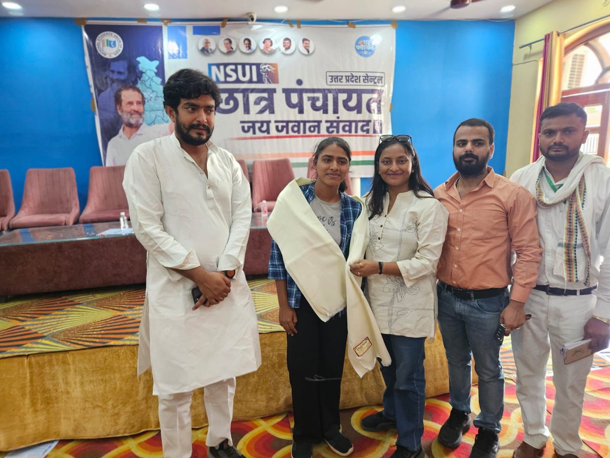 ErAnasRahman1's tweet photo. @NSUIUPCentral की पूर्व महासचिव,  राष्ट्रीय संयोजक @nsui_rashi जी को जन्मदिन की दिली मुबारकबाद। https://t.co/K8fv0LJFXO