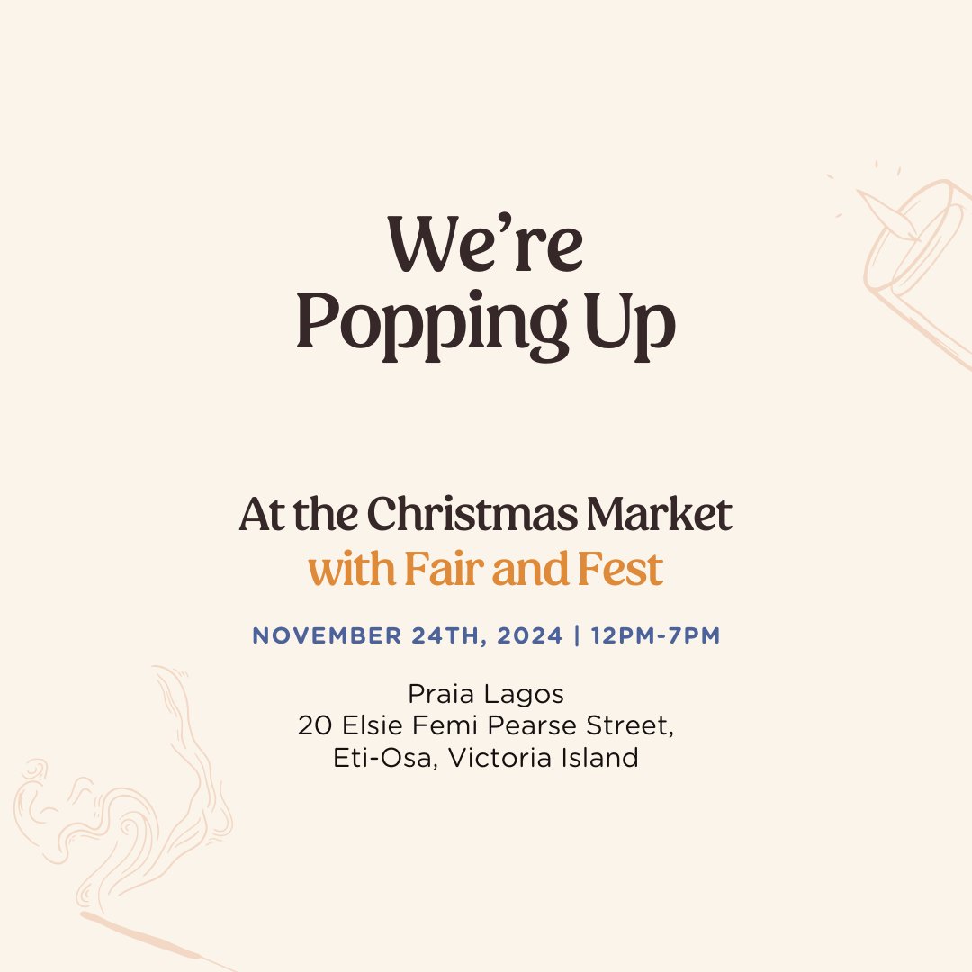 Jacquelagos_'s tweet photo. Stop by this Sunday to pick up candles, incense and more, for everyone on your list!

#christmasinlagos https://t.co/dfpPSEgMel