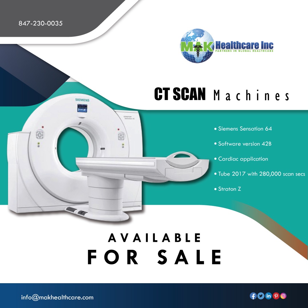mak_healthcare's tweet image. Siemens Sensation 64 slice cardiac CT scanner is available for sale.

Order online @ ow.ly/fEaR50Tf4wx
For more information call or whatsapp 847-230-0035

#siemens #64slice #CTscanner #preownedct #medicalequipment #refurbishedct #cardiacc