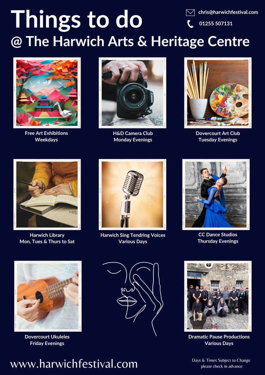 Looking for a New Hobby in 2025? Look no further!

Check out these great groups at the Harwich Arts &amp; Heritage Centre.