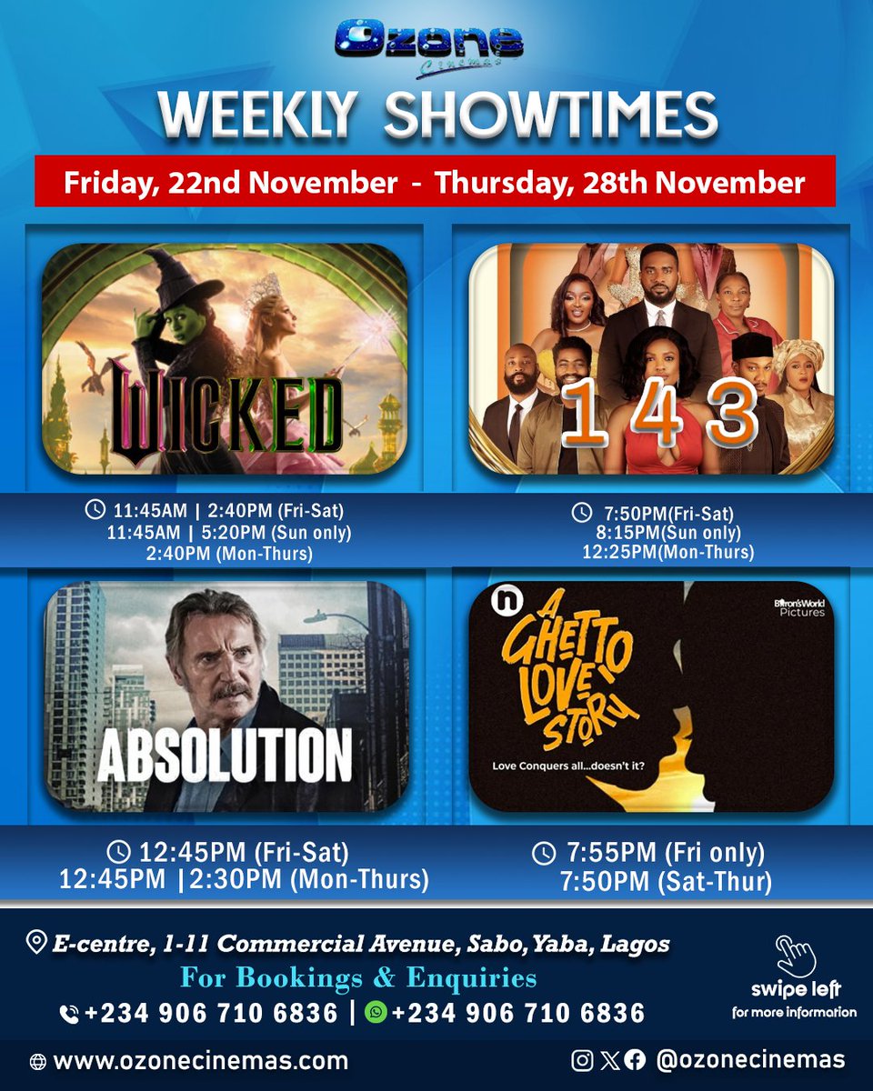 OZONE CINEMAS tweet media