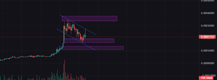 GM degens! $PEP is correcting, and I’m looking for trading opportunities to accumulate more of this crypto in view of this altseason. 🔥 

As you may know, I consider it a gem with 1000x potential and I don’t want to miss the train, especially when it’s rising so strongly while