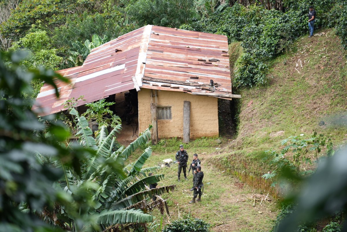 Canal6Honduras's tweet photo. El @ICFHonduras mantiene lucha contra delitos ambientales para neutralizar actividades ilegales en la zona núcleo de la Reserva Biológica "Misoco", ubicada en el municipio de Guaimaca, Francisco Morazán.

Con el respaldo de la Procuraduría General de la República @PGRHonduras , el @comando_bosque C-9 , #FuerzasEspeciales  @FFAAHN @Sedenahn y el acompañamiento del Comisionado Nacional de los Derechos Humanos (CONADEH),  llevaron a cabo las siguientes intervenciones:

▪︎ Demolición de dos viviendas construidas ilegalmente con adobe y láminas de zinc.

▪︎ Desmantelamiento de cercos de alambre de púas instalados de forma ilícita.

▪︎ Neutralización de una finca de café dentro del área protegida.