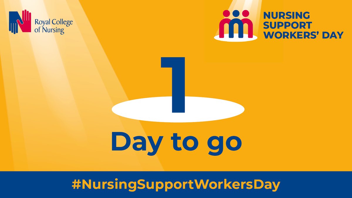 We're looking forward to #NursingSupportWorkersDay tomorrow. 

As it falls on a Saturday this year, we know people are celebrating their amazing nursing support worker colleagues from today. 

So tag us in your photos and tell us what you are doing to celebrate 🎉