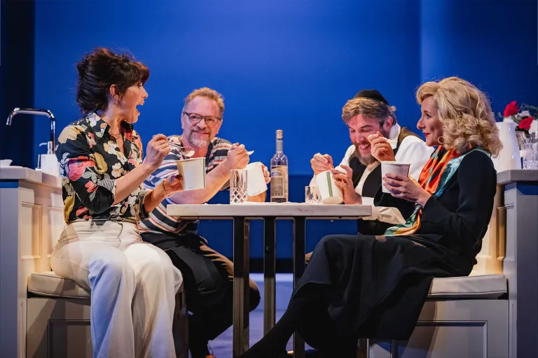 WhatsOnStage's tweet photo. What We Talk About When We Talk About Anne Frank extends run https://t.co/TDMeLQk3ft https://t.co/4MdjKelqND