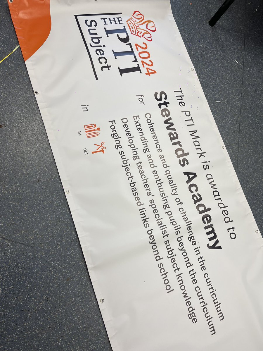 Nice to see our 2024 <a href="/PTIEducation/">The PTI</a> Chartermark awarded for <a href="/StewardsArt/">Stewards Art</a> and <a href="/StewardsDesTech/">Stewards Technology</a> this morning. <a href="/StephenDrew72/">Stephen Drew🔸🇪🇺 🇺🇦</a> <a href="/vicgoddard/">Vic Goddard</a> <a href="/yourharlow/">Your Harlow</a>