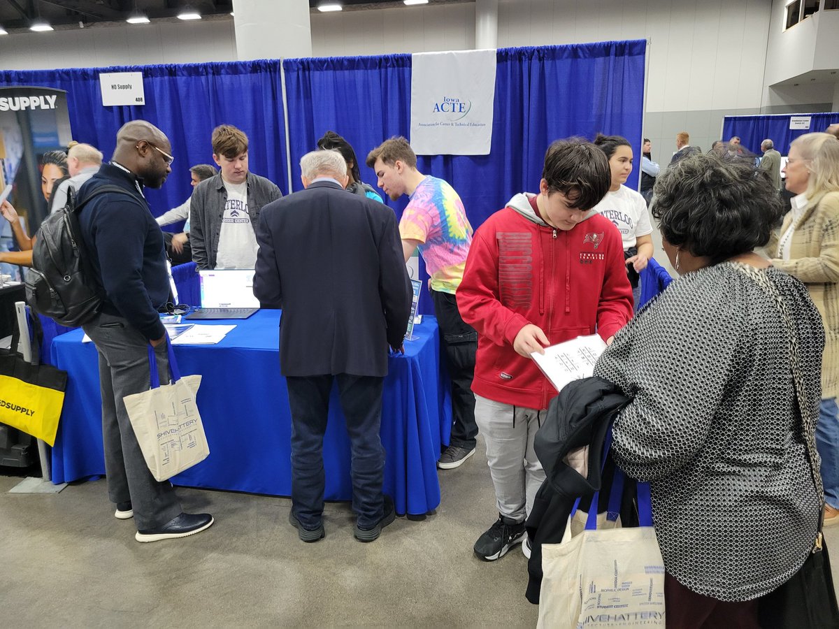 Kyle Kuhlers (@kkuhlers) on Twitter photo How do you teach professional skills? Put students in the fire!
On Thursday 5 <a href="/WaterlooSchools/">Waterloo Schools</a> Career Center students had the opportunity to demonstrate their Programming and Cybersecurity skills to individuals at the IASB (Iowa School Board Conference). What a great skill How do you teach professional skills? Put students in the fire!
On Thursday 5 <a href="/WaterlooSchools/">Waterloo Schools</a> Career Center students had the opportunity to demonstrate their Programming and Cybersecurity skills to individuals at the IASB (Iowa School Board Conference). What a great skill