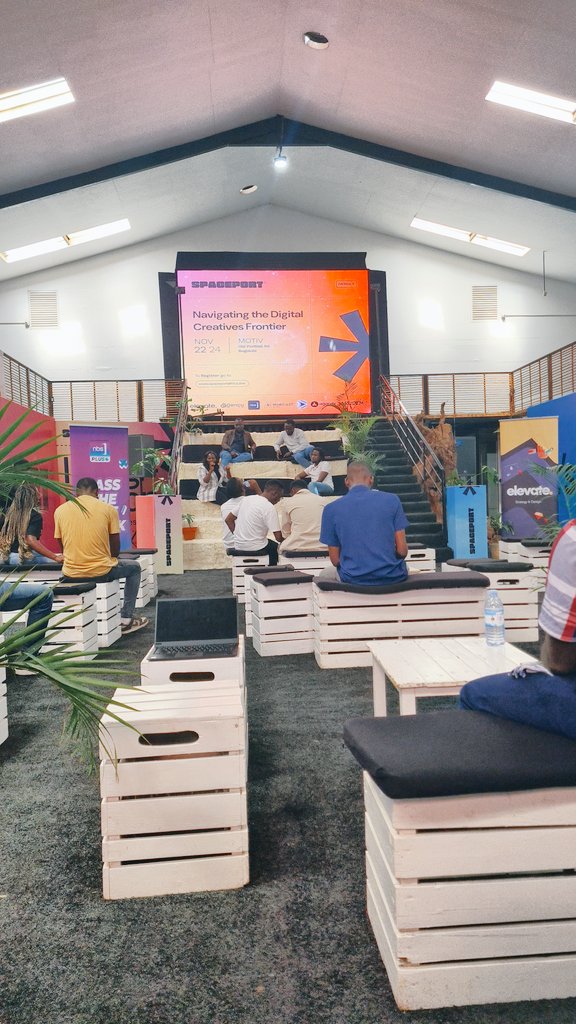 brandvst's tweet photo. There is quite alot being shared at #Spaceport2024.. thank you @LoukmanAli @deejahn @ivansewajje for the the great wisdom and insight for the creative community in Uganda. https://t.co/pmXjZxshXN