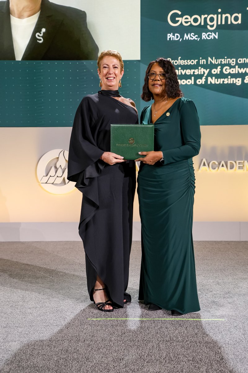 Congratulations to Professor <a href="/georginagethin1/">georginagethin</a>  on her induction into the American Academy of Nursing this month, a significant recognition of her accomplishments and commitment to patients - see tinyurl.com/2xz23f39 <a href="/Researchirel/">Research Ireland</a> <a href="/uniofgalway/">Ollscoil na Gaillimhe | University of Galway</a> <a href="/ariw_1/">University of GalwayARIW</a>