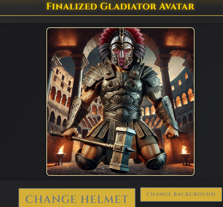 ReactiveTech's tweet image. 🥳 Ready to become the ultimate gladiator without leaving your couch? 🛡️⚔️ Introducing #GladiatorForge – where you craft your own epic avatar and conquer the arena! 🎨🔥
#Gaming #AvatarCustomization #IndieDev #Gamers #Epic #LevelUp #GameOn #CreateYourLegend #VirtualWarrior…