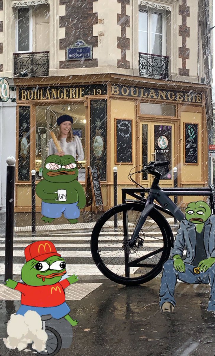 🥖 Giveaway ❤️

<a href="/Badpepes/">Bad Pepes</a> is coming to Paris 🥖

All you can do is :

❤️ &amp; ♻️ the post
Follow <a href="/Badpepes/">Bad Pepes</a> &amp; <a href="/baguettethecoin/">$BAGUETTE ⚛️</a>

Win an awesomely NFT 🔥🔥🔥