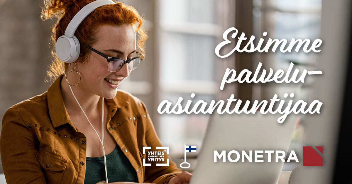 Tule meille Monetra Oulun palkanlaskentapalveluihin koulujen palkkatiimiin! Hakuaika päättyy 25.11.2024. Lue lisää: kuntarekry.fi/fi/tyopaikat/p…