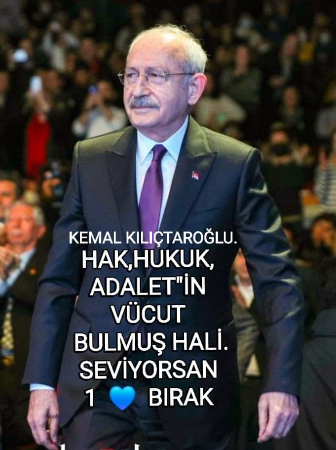 YaseminSayin19's tweet image. KEMAL KILIÇTAROĞLU YANLIZ DEĞİLDİR DİYEN KAÇ KİŞİYİZ?