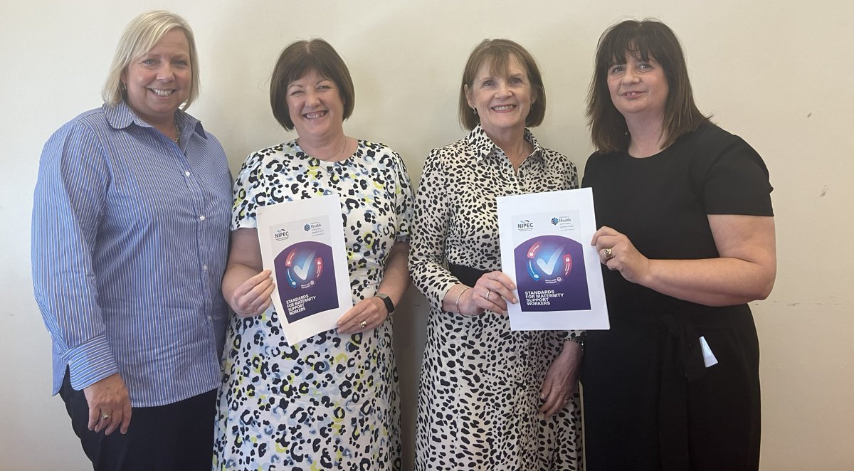 Thanks Maternity Support Workers for the valuable service you provide to support woman-centred maternity care in N.I. New DoH MSW Standards (launched Sept 24) support MSW providing clarity on their role and responsibilities. <a href="/Fiona57061071/">Fiona Bradley</a> <a href="/ck565/">Caroline Keown</a>   nipec.hscni.net/service/matern…