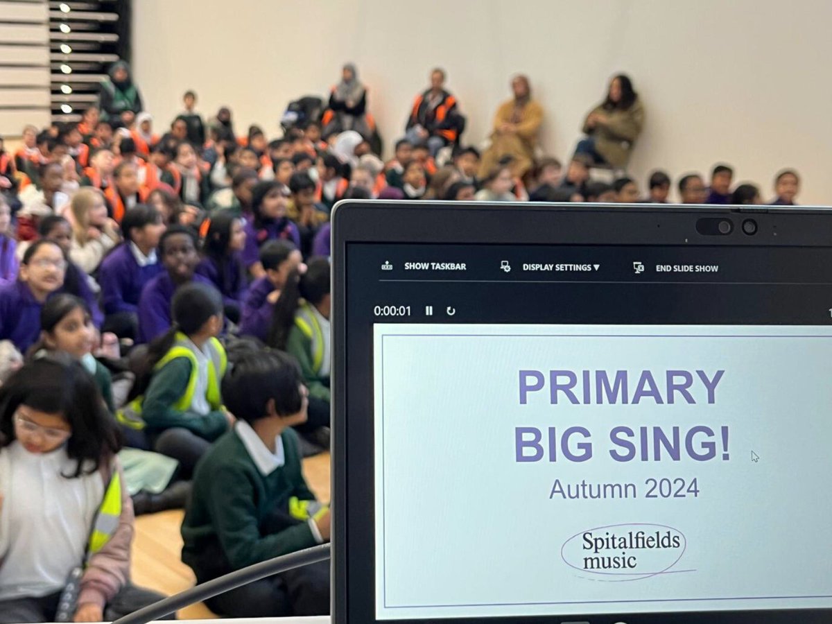 Spitalfields Music (@spitsmusic) on Twitter photo The final rehearsal before the big day next week!
We're at <a href="/MulberryDock/">MulberryLondonDock</a> rehearsing with <a href="/CayleyPrimarySc/">Cayley Primary School</a>, <a href="/st_lukes_school/">St Luke's Primary</a>, <a href="/OsmaniPrimary/">Osmani Primary School</a>, <a href="/JohnScurr_Sch/">John Scurr Primary School</a>, Stepney Park Primary and Chisenhale Primary
Join us next Fri for the performance at Whitechapel Town Hall, 12:15pm🎵 The final rehearsal before the big day next week!
We're at <a href="/MulberryDock/">MulberryLondonDock</a> rehearsing with <a href="/CayleyPrimarySc/">Cayley Primary School</a>, <a href="/st_lukes_school/">St Luke's Primary</a>, <a href="/OsmaniPrimary/">Osmani Primary School</a>, <a href="/JohnScurr_Sch/">John Scurr Primary School</a>, Stepney Park Primary and Chisenhale Primary
Join us next Fri for the performance at Whitechapel Town Hall, 12:15pm🎵