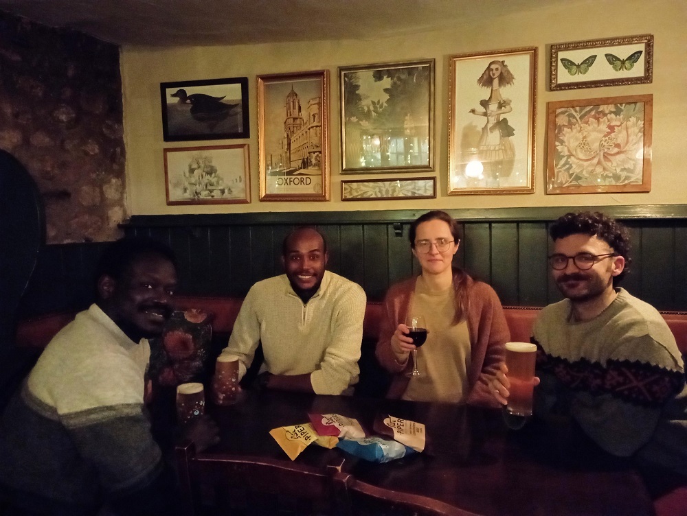 As tradition would have it, this week some of our Fellows and Alumni in Cambridge and Oxford gathered for an informal Wiener-Anspach drink. Big thanks to our Alumnus Roman Berlanger and Fellow <a href="/AmdemichaelZ/">Amdemichael Zafu Tadesse</a> for organising these drinks!