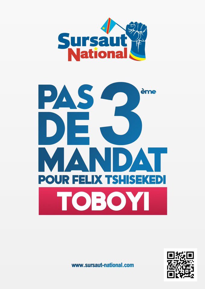 HTondo243's tweet photo. 🚨🚨🇨🇩SURSAUT NATIONAL
#TRACTING, Ce 27 novembre
Chaque génération doit remplir ou trahir sa mission. La nôtre est claire, refuser le 3e mandat, rejeter le changement de la constitution, et écrire une nouvelle page de notre démocratie avec nos propres sueurs. https://t.co/FRvOtE0YHr