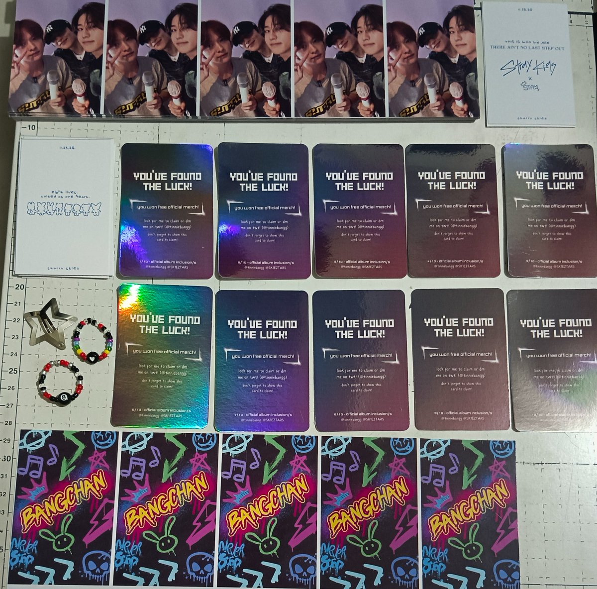 tinniebangg's tweet photo. FATE FREEBIES ☆ | by @tinniebangg
⤷ super super pahabol fan support

— will be giving away official skz album INCLUSIONS! (very limited)
— follow for loc !
— like &amp; rt !
— on the spot trades !
— strictly 1:1 !
#dominATE_BULACAN https://t.co/7tUvINH4XP
