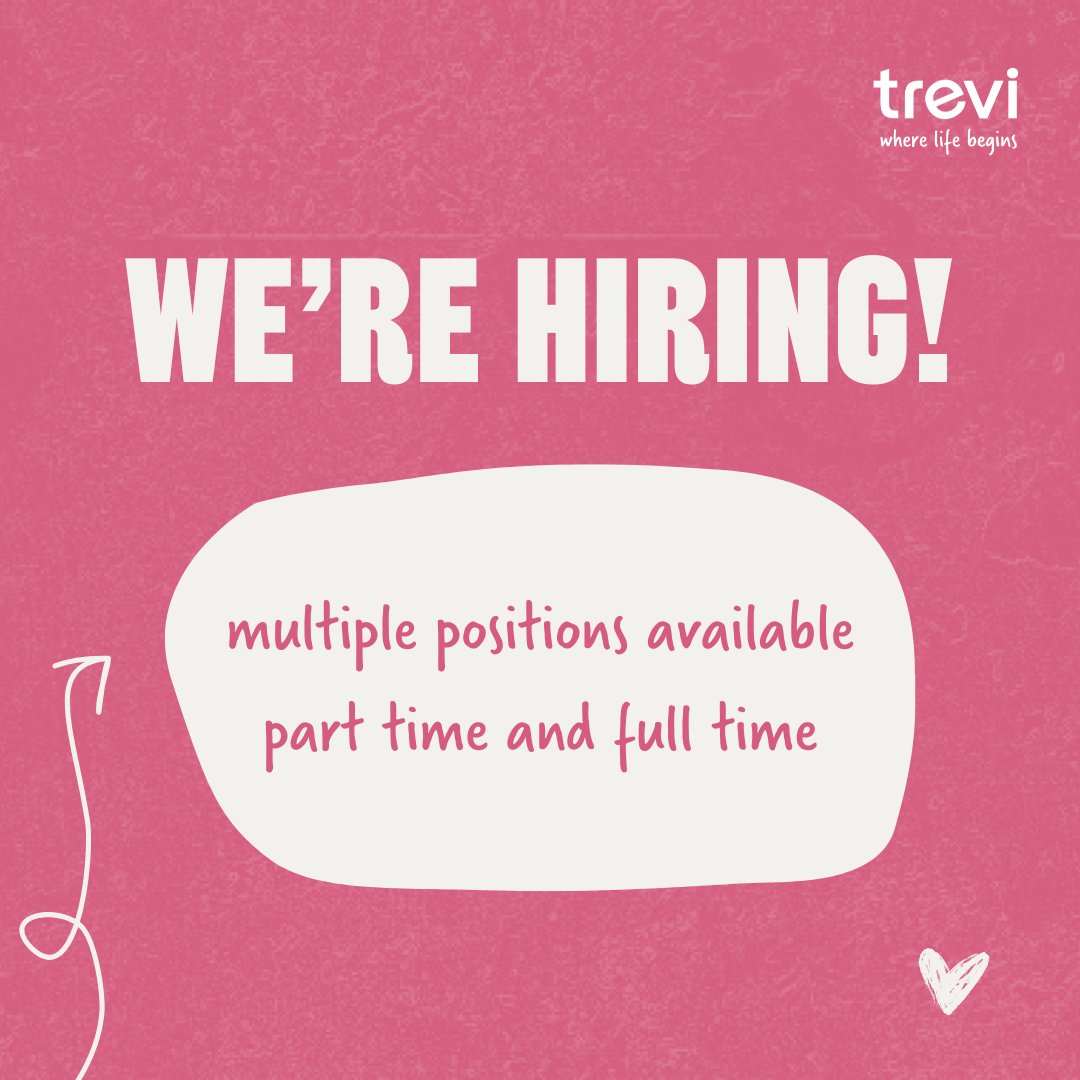 We're hiring in multiple positions! 

🌸Mental Health Lead 
🌸Waking Nights Practitioner 
🌸Family Support Worker Team Lead
🌸Bank Staff

For more information on these roles and to apply, please visit our website ↓
trevi.org.uk/jobs

#TreviWomen #PlymouthJobs