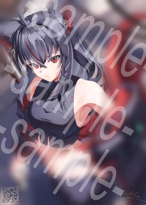 こちら黒上フブキさんのイラスト、 永江ヤマさんの新刊に寄稿させていただきました〜!! ぜひよろしくお願いします〜!!