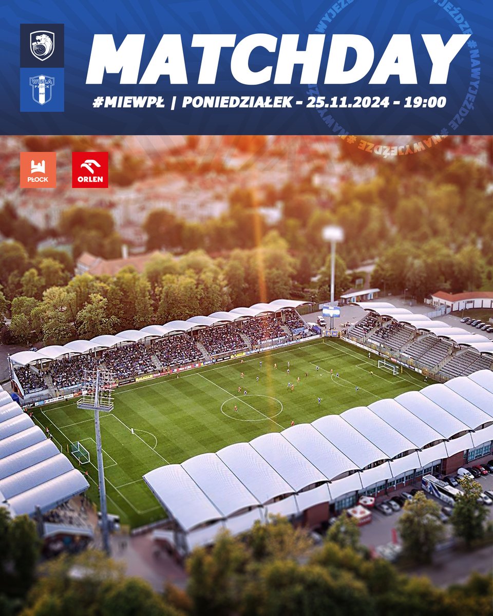 WislaPlockSA's tweet photo. 💙 DZISIAJ WISŁA GRA 💙

⚔️ @MiedzLegnica 🆚 Wisła Płock
🕖 19:00
🏆 17. kolejka @_1liga_
🏟️ Stadion Miejski im. Orła Białego
📺 TVP SPORT
🖥️ https://t.co/596oINbDYH
🌡️ 7°C 🌗
#️⃣ #MIEWPŁ

#MATCHDAY https://t.co/Sjump2mrQq