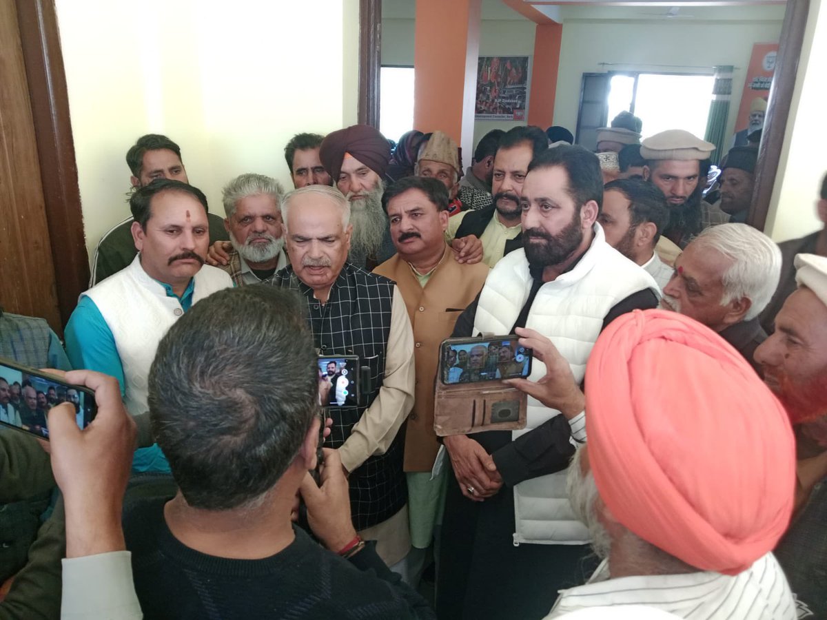 Sh.Ashok Koul Ji organizational General Secretary BJP Jammu and Kashmir UT hold meetings at poonch regarding Membership drive.