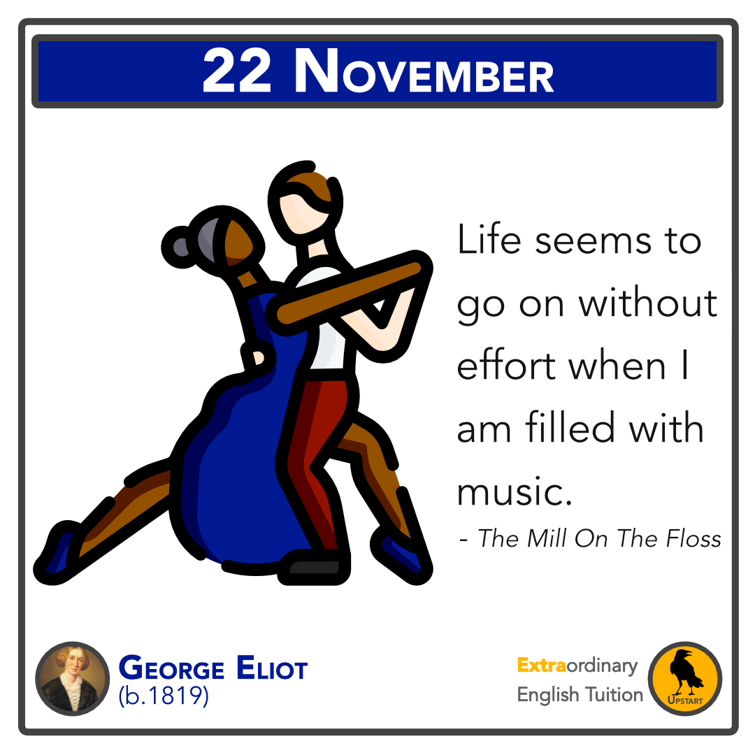 UpstartEnglish's tweet photo. FUN FACT: one of my English teachers shared the name Mary Ann Evans  with George Eliot's real name.

Hi Miss! :)

Gateway text? Before attempting 'Middlemarch', try 'The Mill on the Floss'.

#literature #englishliterature #alevelenglishlit #books #readng https://t.co/ME1l1v2rgT