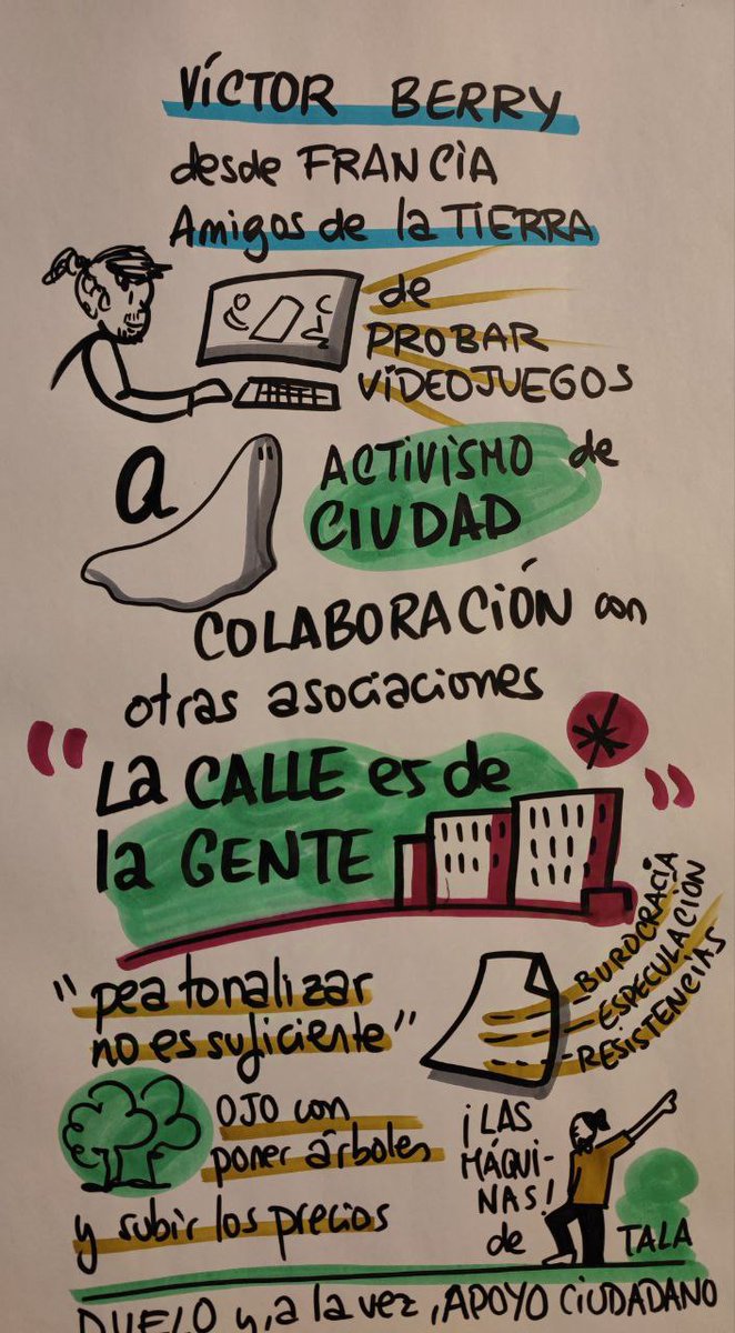 🏙️🌳Victor Berry, de <a href="/MadridAdT/">Amigos de la Tierra Madrid</a>, centro su intervención en la participación en acciones por un derecho a #CiudadesHabitables y la necesidad de revitalizar los barrios con acción popular y contar con espacios verdes y compatibilizarlo con el acceso a una vivienda asequible. (2/4)