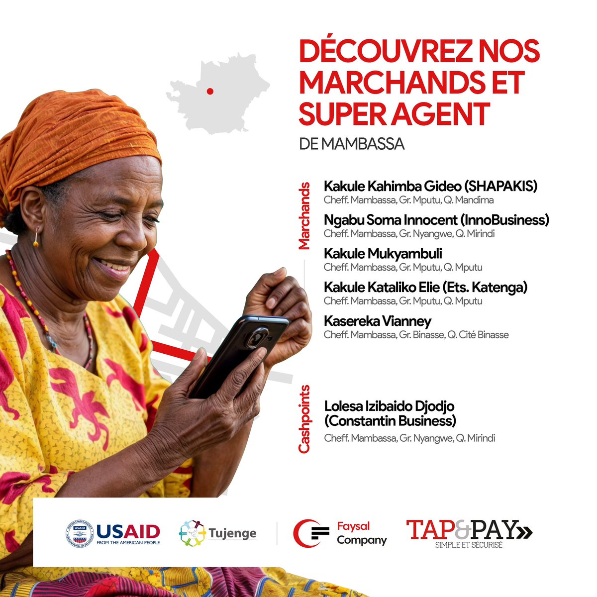 TapandPayapp's tweet photo. Prêt à révolutionner vos paiements ?
Avec @TapandPayApp || @TapandPayGreen1 Card, effectuez vos achats en toute simplicité dans les nombreux commerces de Mambasa.
#FaysalCompany #Fintech #TapandPay #ThinkCashless #Mambasa https://t.co/2zalC7C0UC