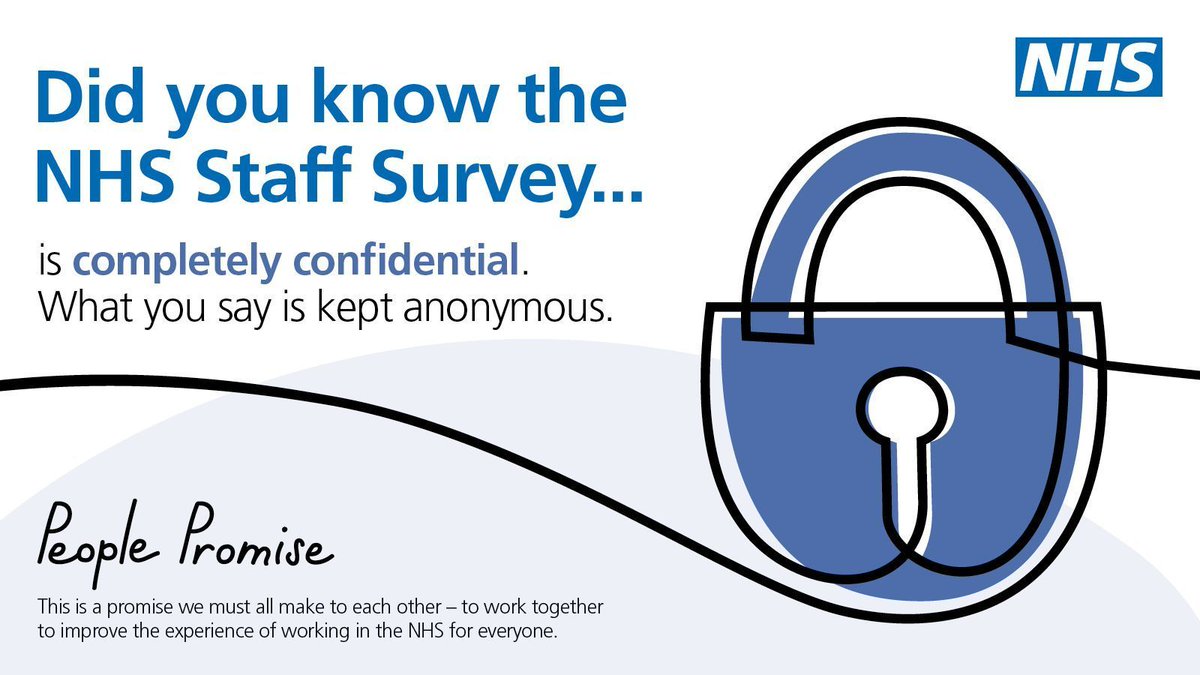 📣 GMMH colleague message - there’s only one week left to have your say in the NHS Staff Survey (NSS)!

Did you know the NSS is completely confidential? Survey data is kept anonymous so you can share your experiences with confidence.

ℹ️ Visit the GMMH Intranet to find out more.