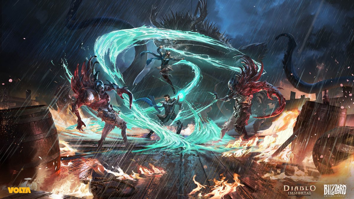 「The Art Of Diablo Immortal Game Cinemati」|IAMAGのイラスト