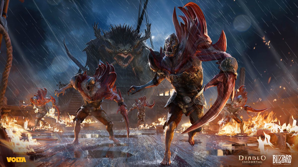 「The Art Of Diablo Immortal Game Cinemati」|IAMAGのイラスト