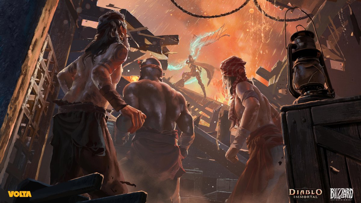 「The Art Of Diablo Immortal Game Cinemati」|IAMAGのイラスト