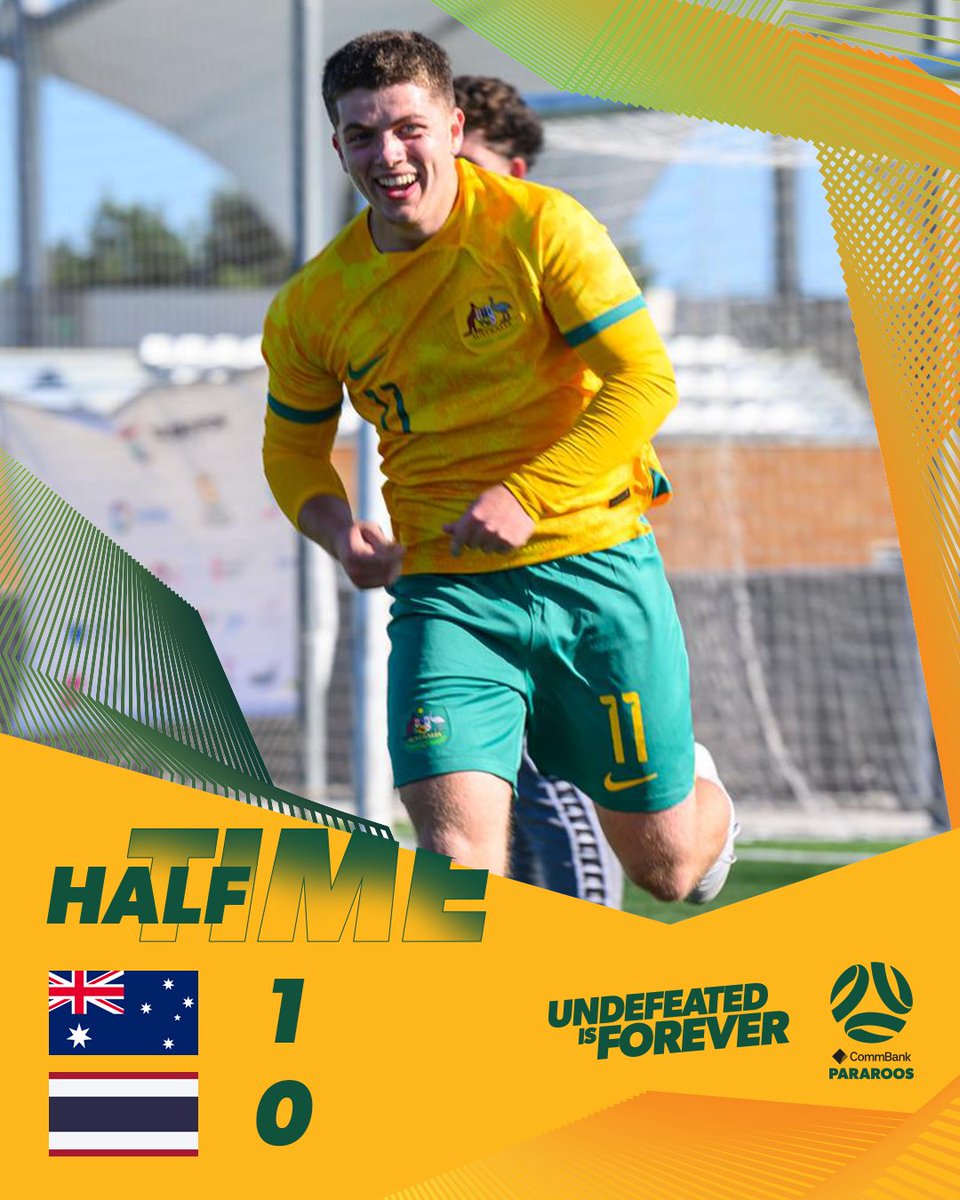 HT' | Solid start! We lead at the break 👊

🇦🇺 1 - 0 🇹🇭

#Pararoos #2024WorldCup #AUSvTHA
